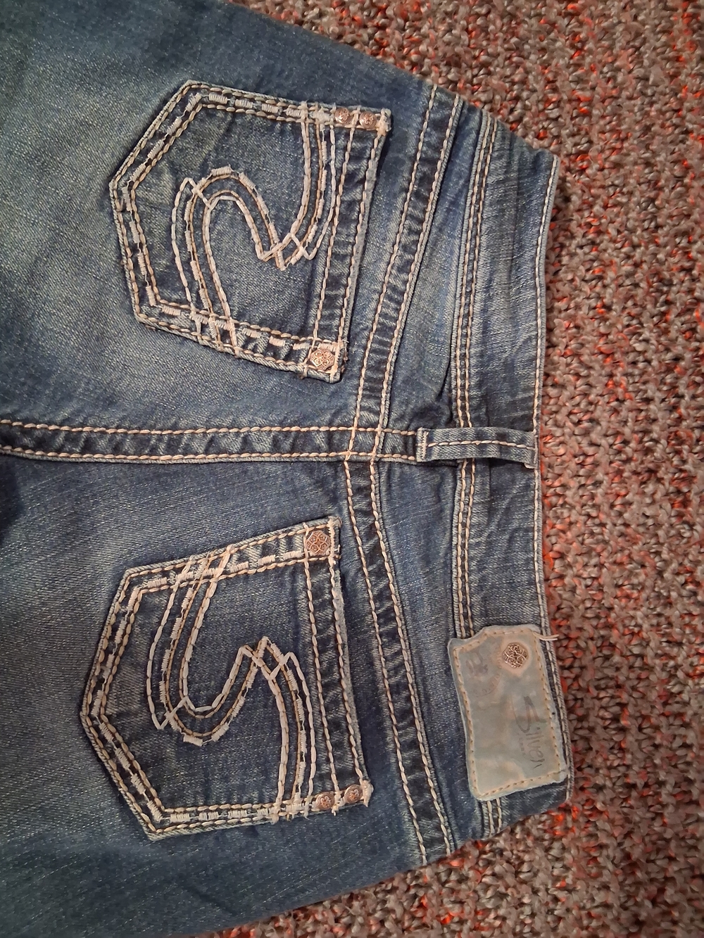 Silver Jeans Women's Dark Blue Bootcut with Fading - Picture 3 of 5
